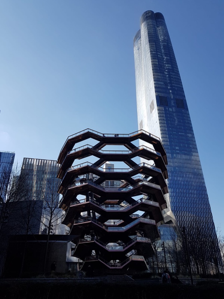 The Vessel in Hudson Yards von außen